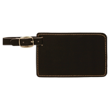 Luggage Tag Laserable Leatherette