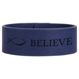 Cuff Bracelet Laserable Leatherette 9 1/2" x 1"