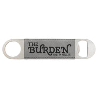 Bottle Opener with Laserable Leatherette Grip - Create With 614