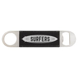 Bottle Opener with Laserable Leatherette Grip - Create With 614