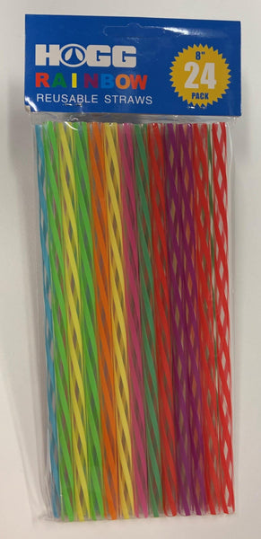 Hogg Rainbow Reusable Straws - Create With 614