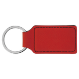 Keychain Rectangle Laserable Leatherette