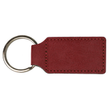 Keychain Rectangle Laserable Leatherette