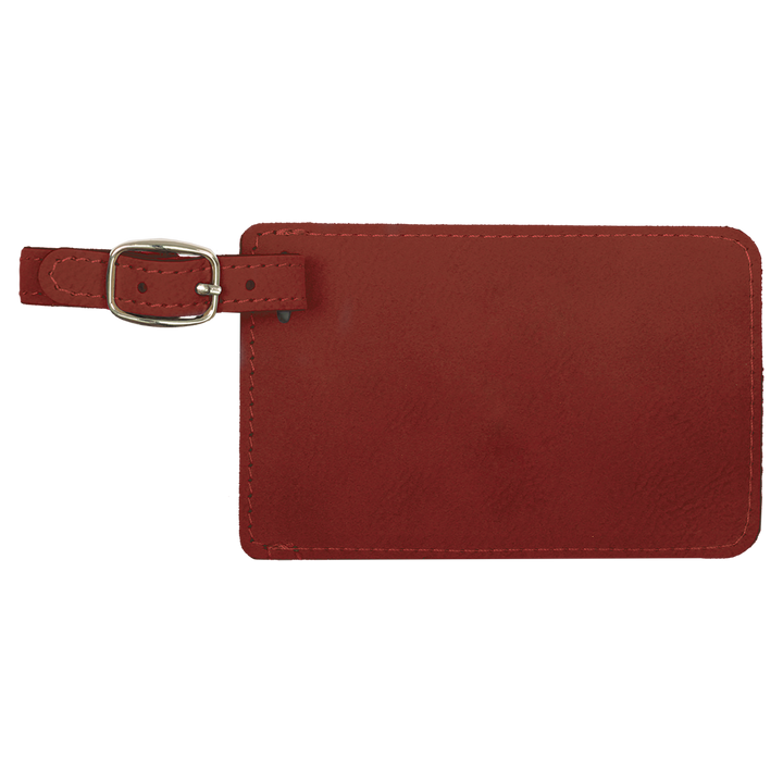 Luggage Tag Laserable Leatherette
