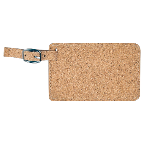 Luggage Tag Laserable Leatherette