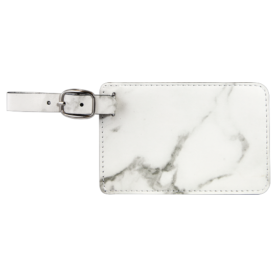Luggage Tag Laserable Leatherette