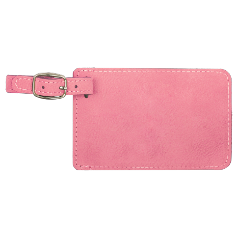 Luggage Tag Laserable Leatherette