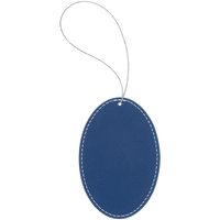 Ornament Laserable Leatherette Oval
