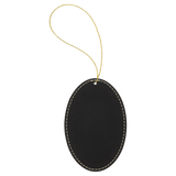 Ornament Laserable Leatherette Oval