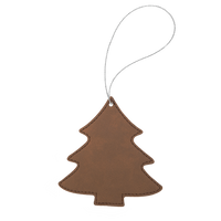 Ornament Laserable Leatherette Tree