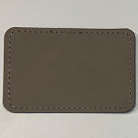 Laserable Leatherette Patch Rectangle 3" x 2" x 1/32" with Adhesive