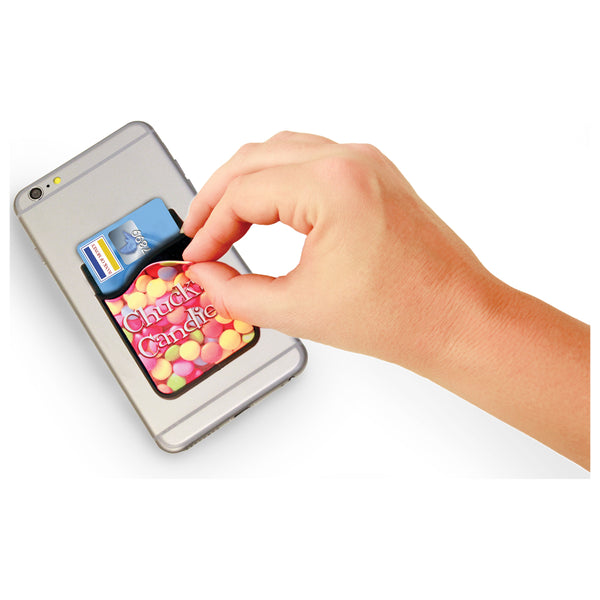 Sublimatable Cell Phone Wallet with Removable Cleaning Insert