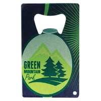 Sublimation Stainless Rectangle Bottle Opener with Keychain Hole