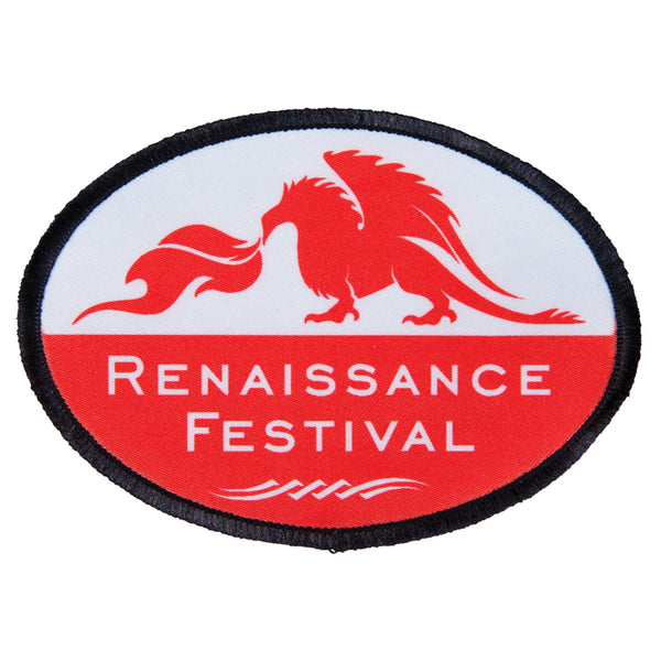 Sublimation Patch Oval 3.5" x 2.5" with Adhesive