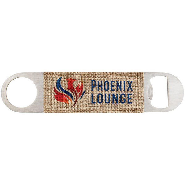 Bottle Opener with Sublimatable Burlap Grip - Create With 614