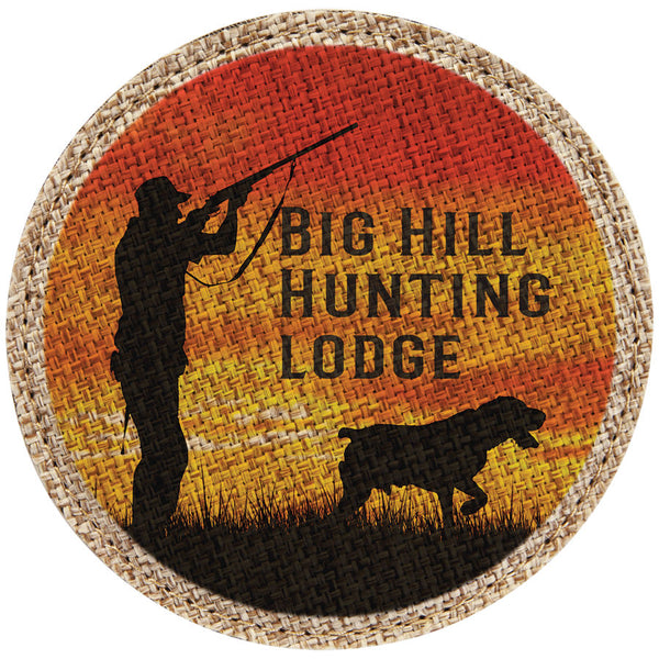 Sublimatable Coaster Burlap 4" Round