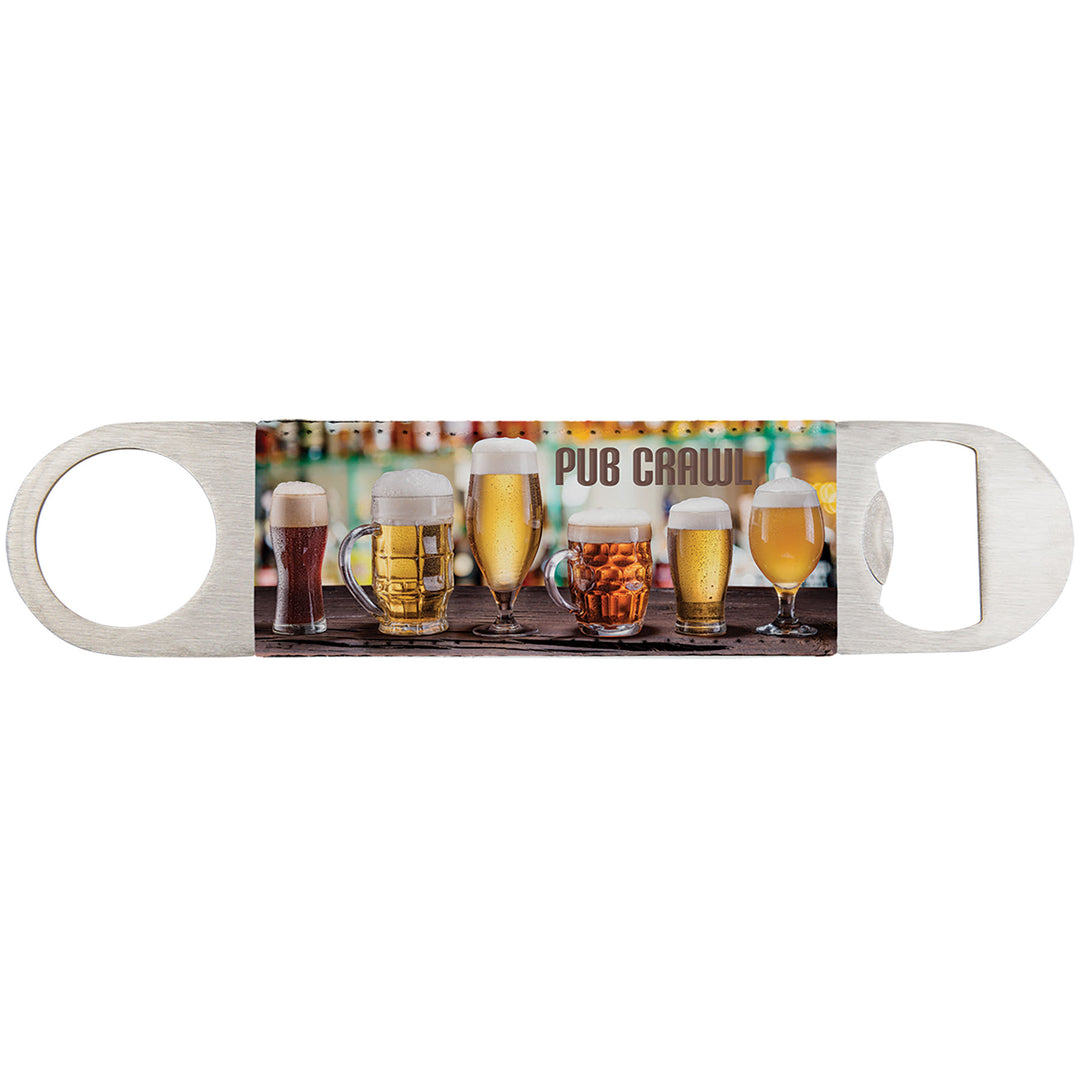 Sublimatable Bottle Opener with White Grip