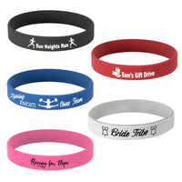 Laserable Silicone Bracelet 4 1/8"