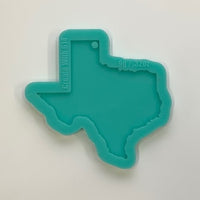 Silicone State Keychain Mold - Texas