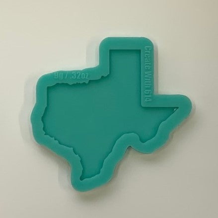 Silicone State Keychain Mold - Texas