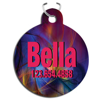 Sublimatable Aluminum Round Pet Tag