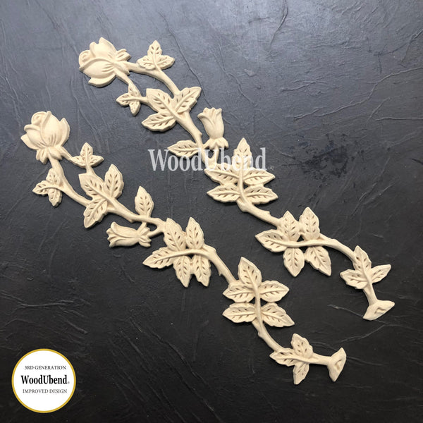 WoodUBend Roses and Stems (2 pack)
