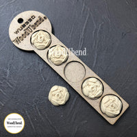 WoodUBend Small Roses (5 pack)