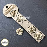 WoodUBend Swirl Rose Buds (5 pack)