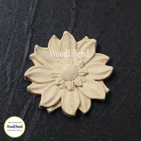 WoodUBend Classic Rounded Petal Flowers (5 pack)