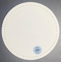 Sublimato Sublimation Leatherette Faux Leather Patch Round 3" with Adhesive