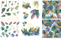 Dixie Belle Transfer - Tropical Leaves - Create With 614