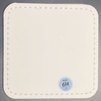 Sublimato Sublimation Leatherette Faux Leather Patch Square 2.5" x 2.5" with Adhesive