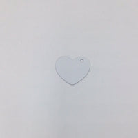 Sublimation Aluminum Heart Keychain
