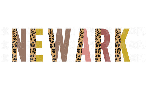 Newark Half Leopard - Digital File ONLY