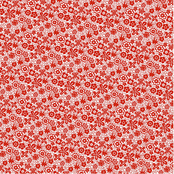 Red Lace Pattern - Digital File ONLY