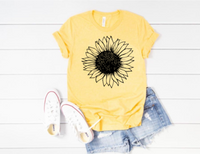 Sunflower Screen Print Transfer - Create With 614